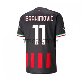 Koszulka AC Milan Zlatan Ibrahimovic 11 Domowe Stroje Piłkarskie 2022/23 Krótki Rękaw